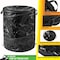 Wakeman Round Collapsible Trash Can, Black, Polypropylene & 3.3S steel wire, 22 in 75-CMP1152 - alternate 3